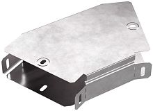 Угол для лотка горизонтальный с крышкой Промрукав Стандарт 45град. 150х50 картинка